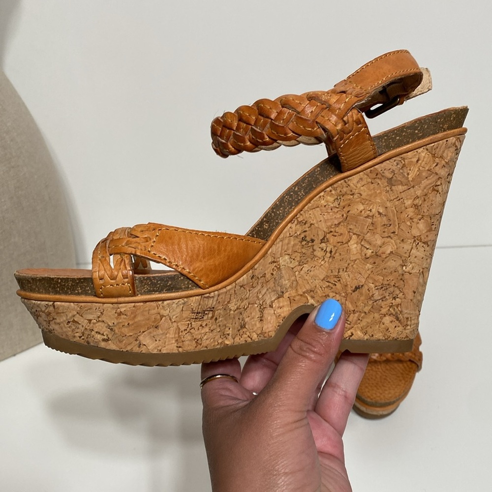 Frye Braylin Braided Cork Wedge - Picture 9 of 15
